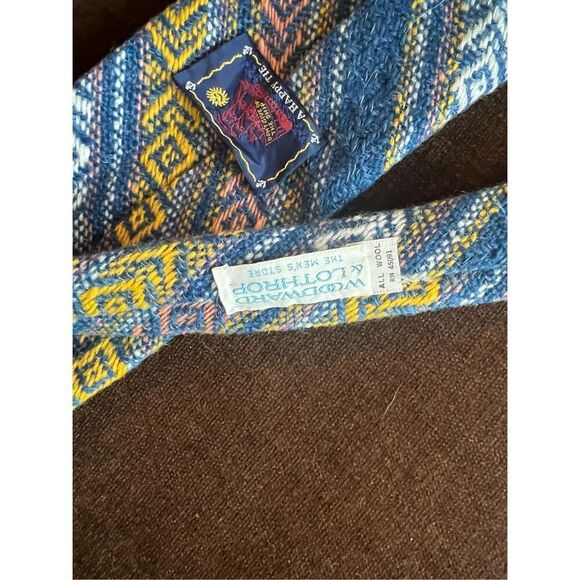 Woodward & Lothrop the men’s store vintage wool tie - Picture 4 of 4